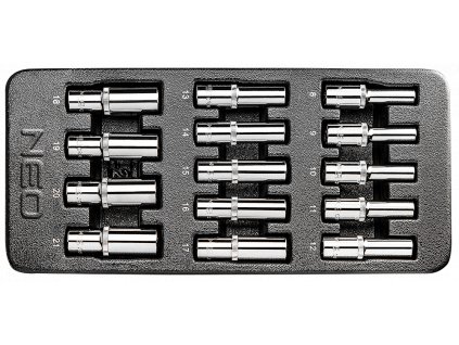 2236 neo dlhe nastavce 1 2 8 21 mm suprava 14 ks