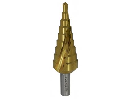 4324 vrtak stupnovity hss tin 4 20mm 9st 4 6 8 10 12 14 16 18 20