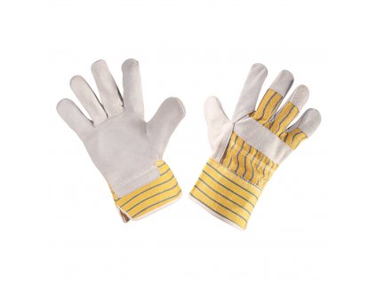 6499 neo tools pracovne rukavice hovadzia koza sede 10 5
