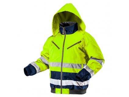 NEO Pracovná bunda výstražná zateplená, žltá (Veľkosť XXXL)