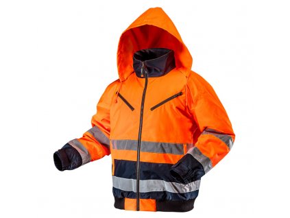 NEO Pracovná bunda výstražná zateplená, oranžová (Veľkosť XXXL)