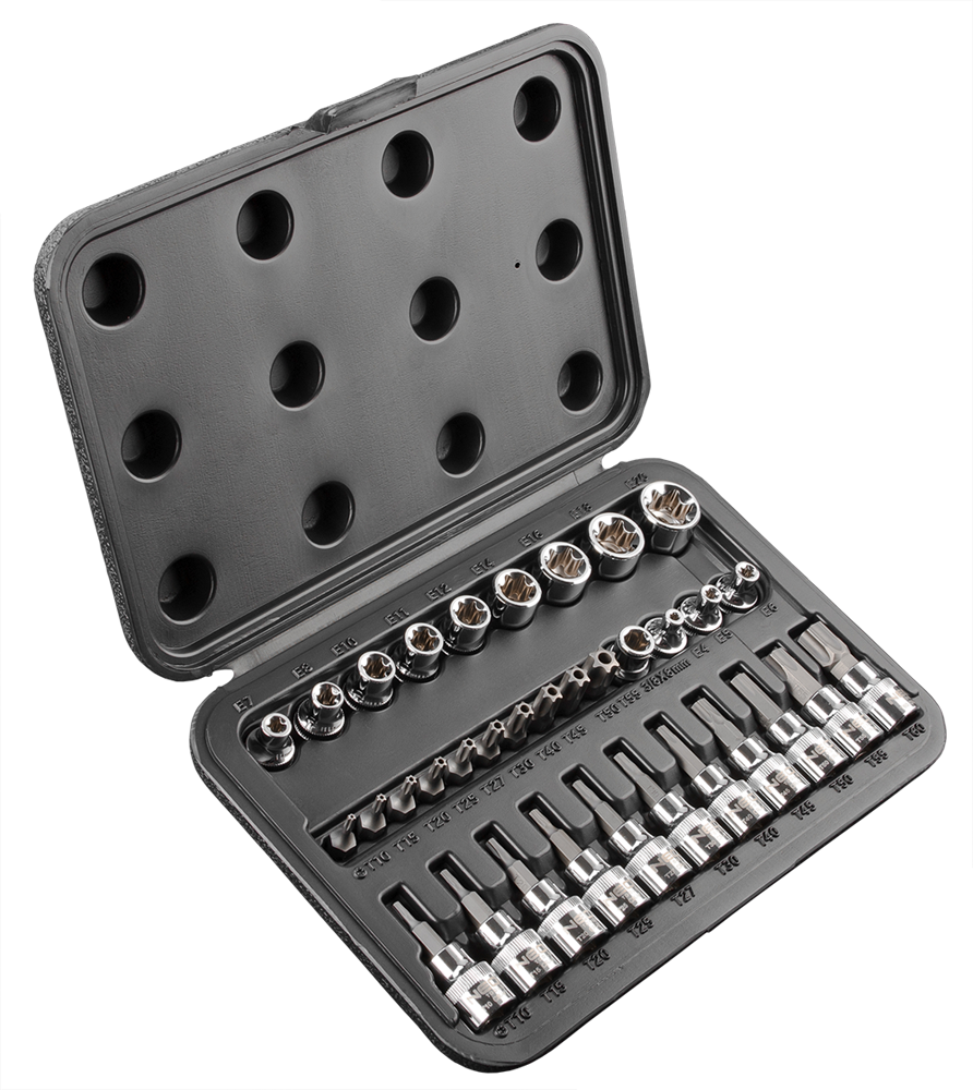 NEO Bity Torx 3/8 "sada 34 ks  NEO Bity Torx 3/8 "sada 34 ks