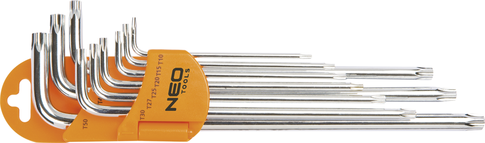 NEO Sada TORX T10-T50, 9 ks  NEO Sada TORX T10-T50, 9 ks