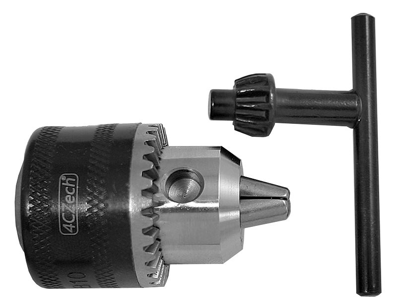 4CZ Skľučovadlo vŕtačkové zubové s kľúčom 0,6-6mm s kužeľom B10, hádzavosť do 0,35mm