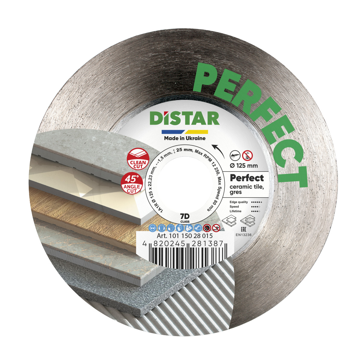 DISTAR Diamantový rezací kotúč PERFECT 125 mm