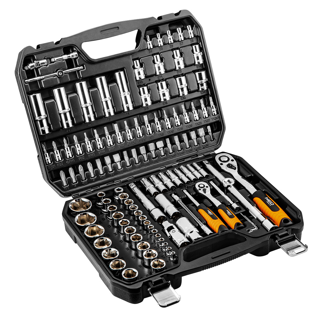 NEO Tools Gola sada 1/4", 1/2", sada 111 ks  NEO Tools Gola sada 1/4", 1/2", sada 111 ks