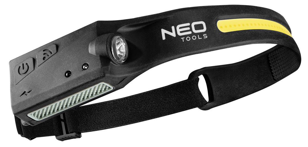 NEO TOOLS LED pásová čelovka 2 v 1