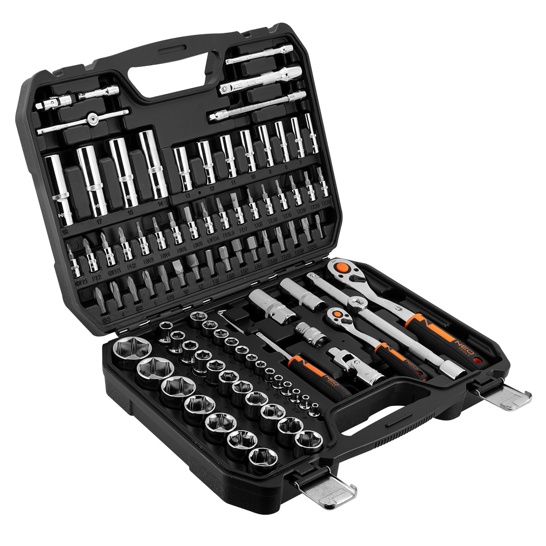 NEO TOOLS Gola sada 1/4, 1/2 "CrV   94 ks