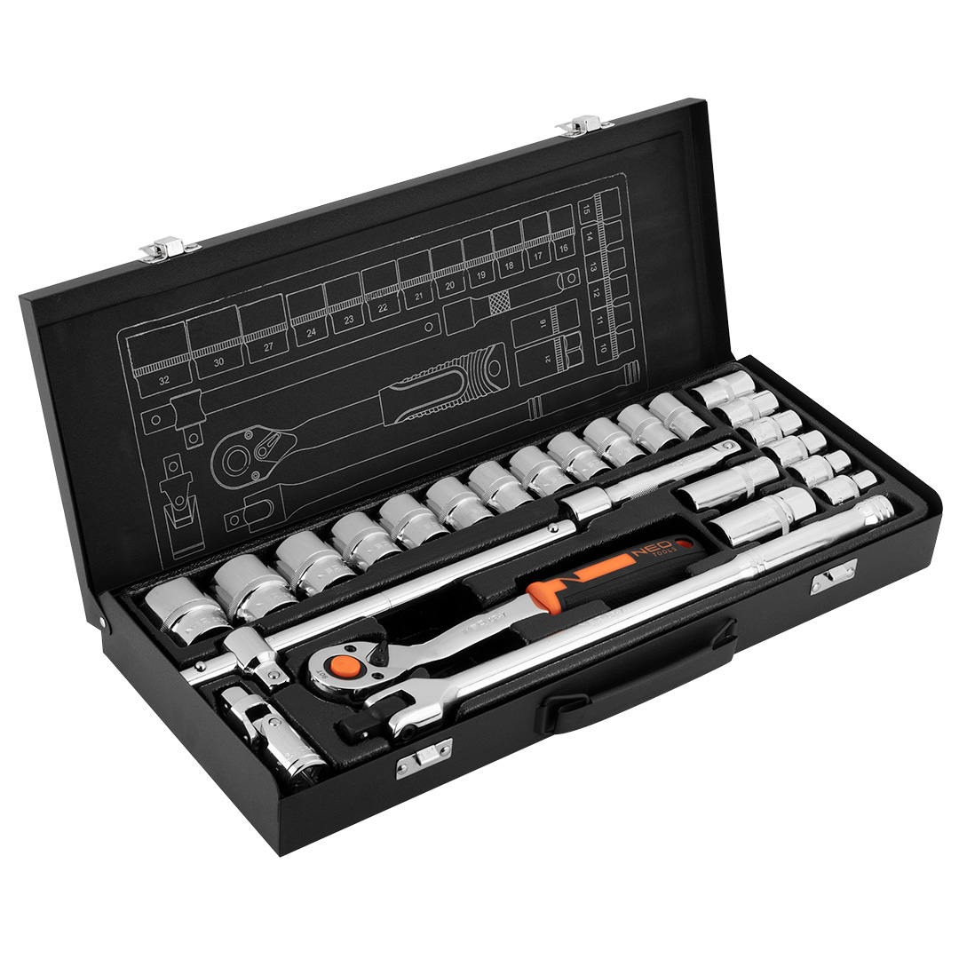 NEO TOOLS Gola sada 1/2",  25 ks, CrV
