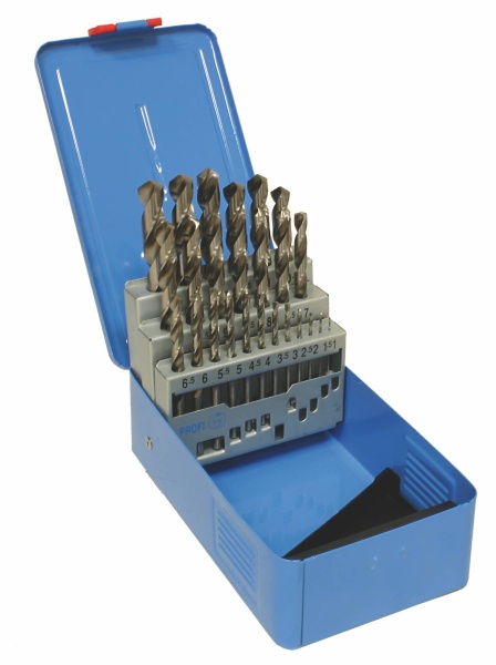 Sada vrtákov 25 dielna ĽAVÉ, 1,00-13,00x0,5mm DIN 338LNHSS  Sada vrtákov 25 dielna ĽAVÉ, 1,00-13,00x0,5mm DIN 338LNHSS