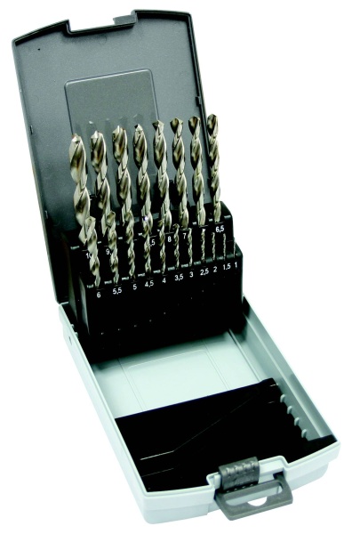 Sada vrtákov 19-dielna, 1,00-10,00x0,5mm S338RCZ002HSS, plast  Sada vrtákov 19-dielna, 1,00-10,00x0,5mm S338RCZ002HSS, plast