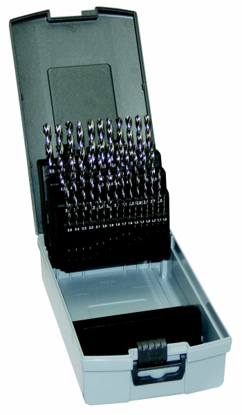 Sada vrtákov 51 dielna, 1,00-6,00x0,1mm S338RCZ002HSS, plast  Sada vrtákov 51 dielna, 1,00-6,00x0,1mm S338RCZ002HSS, plast