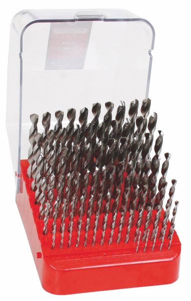 Sada vrtákov 91-dielna, 1,00-10,00x0,1mm S338RCZ002HSS, stojan plastový s víkem  Sada vrtákov 91-dielna, 1,00-10,00x0,1mm S338RCZ002HSS, stojan…