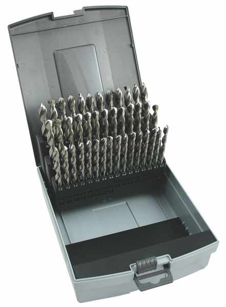 Sada vrtákov 41-dielna 6,00-10,00x0,1mm DIN338RNHSS Lesklá, plast  Sada vrtákov 41-dielna 6,00-10,00x0,1mm DIN338RNHSS Lesklá, plast
