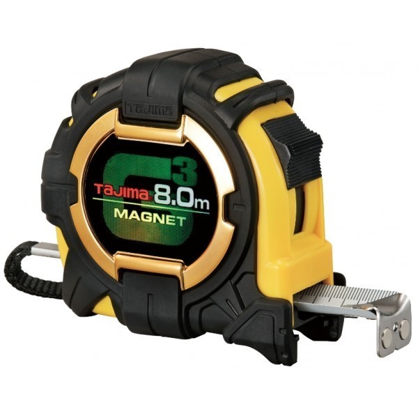 Meter zvinovací TAJIMA 8m 27mm G-Lock  Meter zvinovací TAJIMA 8m 27mm G-Lock
