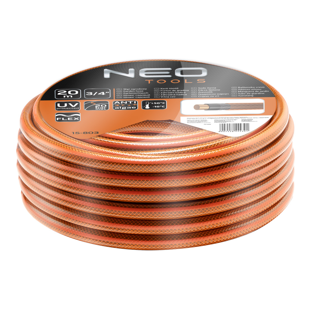 NEO Hadica 3/4 "x 20 m, 4-vrstvová NEO ECONOMIC  NEO Hadica 3/4 "x 20 m, 4-vrstvová NEO ECONOMIC