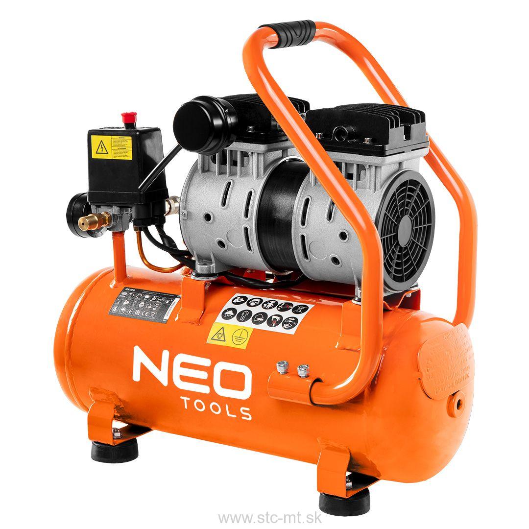 NEO TOOLS Bezolejový kompresor 12 l  NEO TOOLS Bezolejový kompresor 12 l