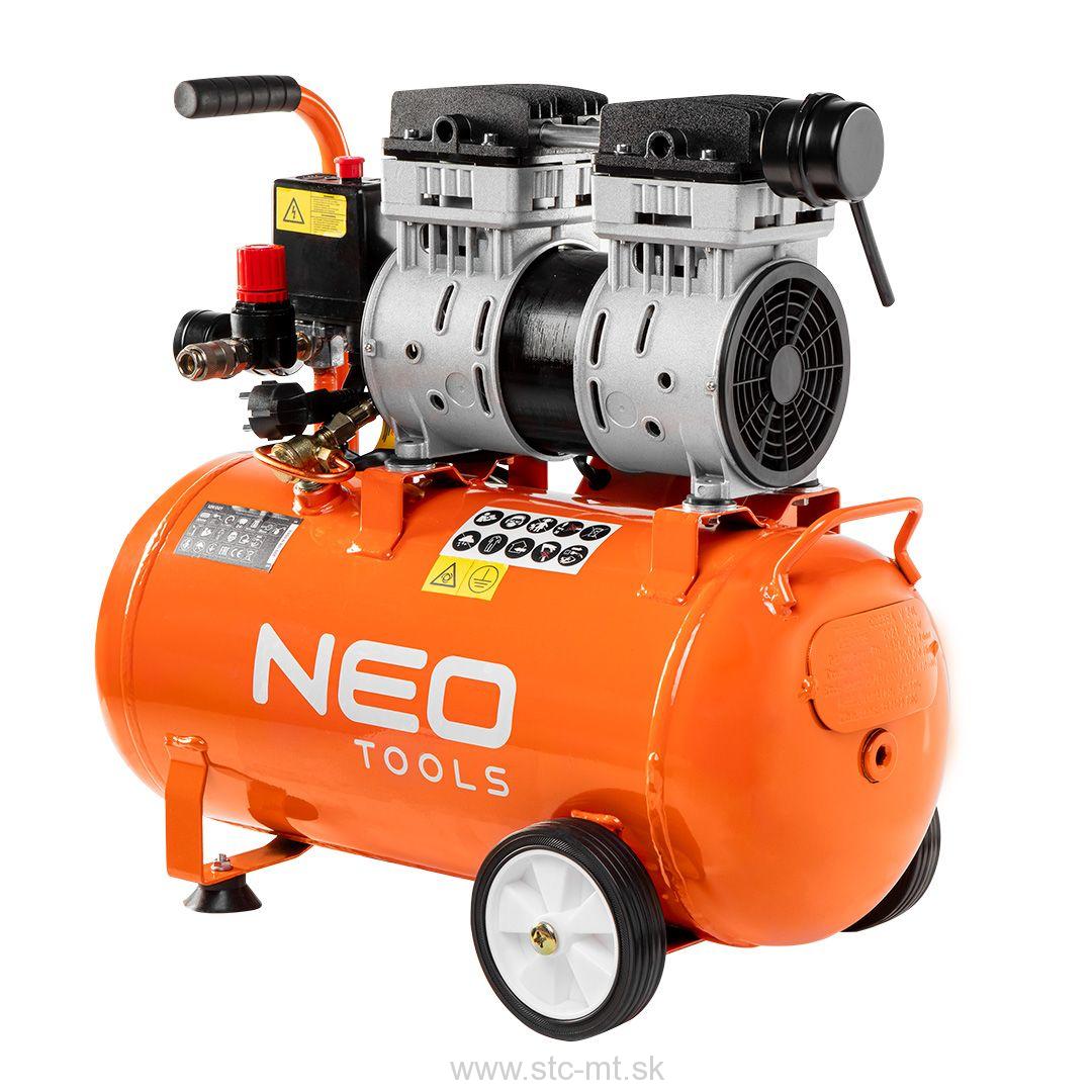 NEO TOOLS Bezolejový kompresor 24 l  NEO TOOLS Bezolejový kompresor 24 l