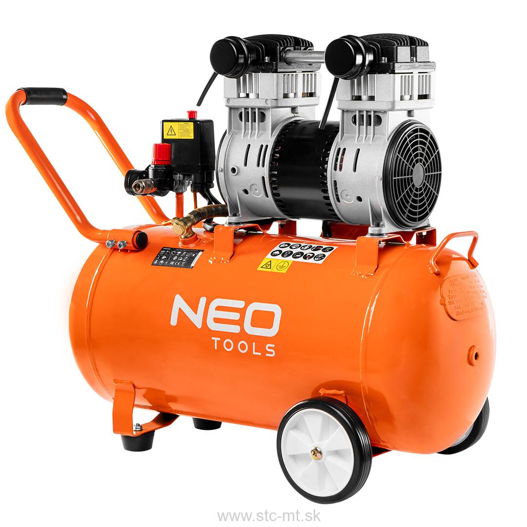 NEO TOOLS Bezolejový kompresor 50l  NEO TOOLS Bezolejový kompresor 50l