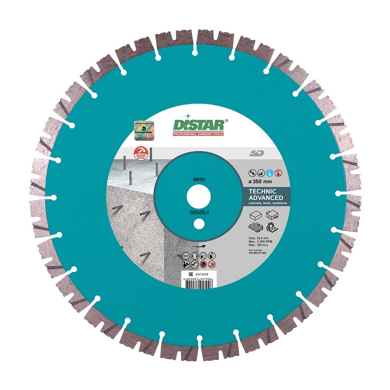 DISTAR Diamantový kotúč Ø 400 TECHNIC ADVANCET  DISTAR Diamantový kotúč ?400 TECHNIC ADVANCET
