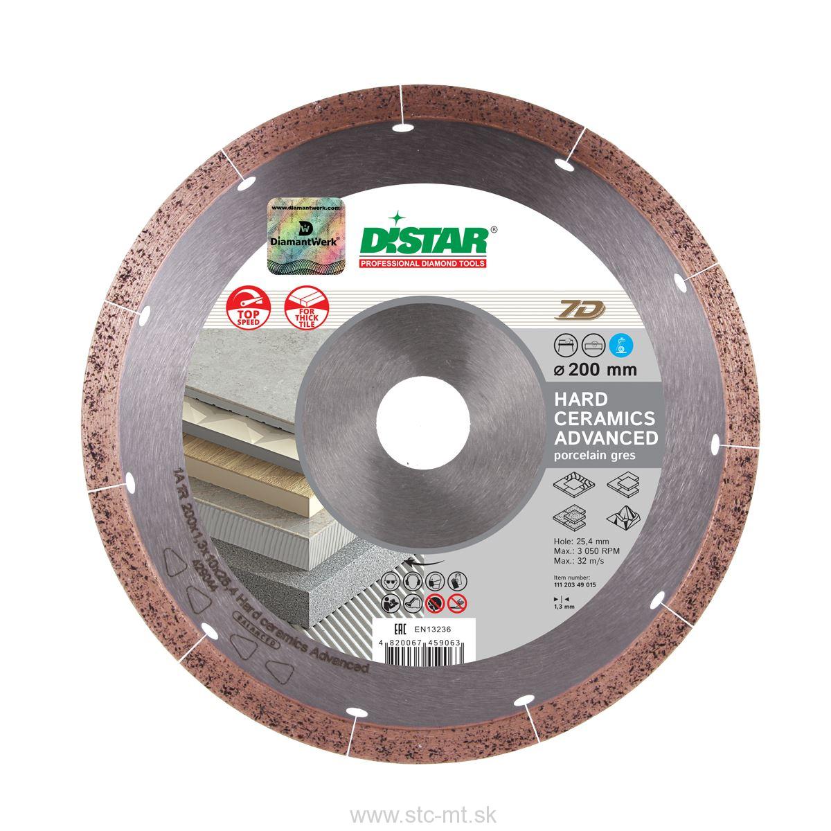 DISTAR Kotúč rezný dia HARD CERAMICS ADV 250  DISTAR Kotúč rezný dia HARD CERAMICS ADV 250