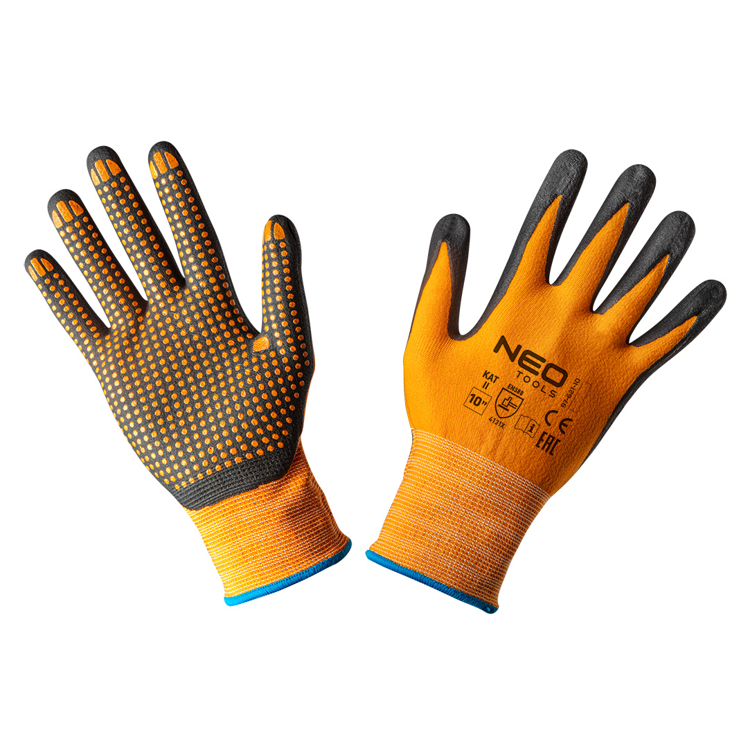 NEO Tools Pracovné rukavice  nylon  bodkovaný nit  4131X  NEO Tools Pracovné rukavice  nylon  bodkovaný nit  4131X