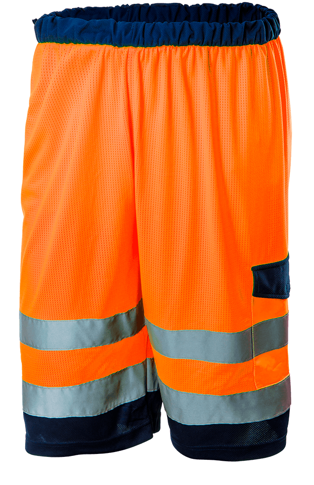 NEO TOOLS Výstražné krátke nohavice, oranžová, sieťkové  NEO TOOLS Výstražné krátke nohavice, oranžová, sieťkové
