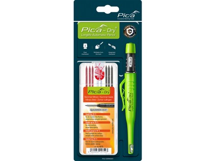 PICA Dry - AUTOMATICKÁ TUŽKA + TUHY 4070 NÁHRADNÉ OKRÚHLE PRO PICA Dry - ODOLNÉ NA SLUNEČNÍ SVIT AŽ DO 70°C - BLISTER - PC-30407  PICA Dry -…