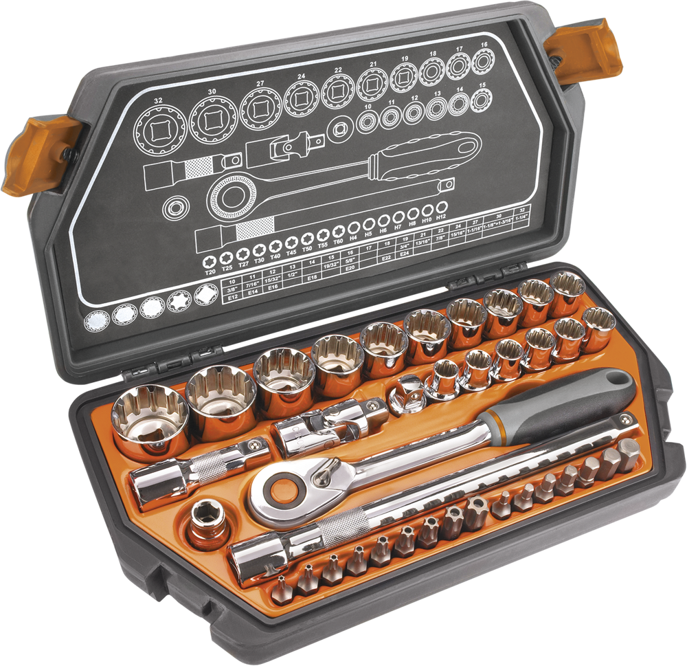 NEO Tools Gola sada 1/2", 38 ks sada  NEO Tools Gola sada 1/2", 38 ks sada