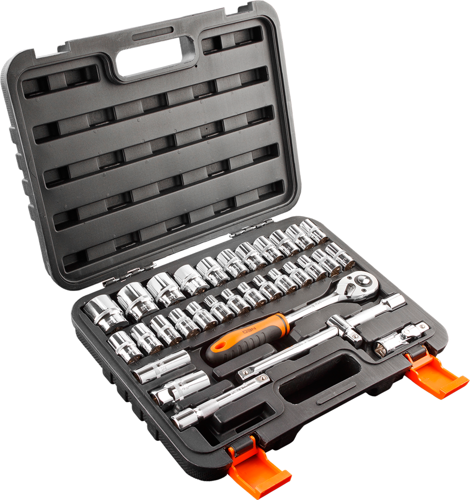 NEO Tools Gola sada  1/2 "CrV súprava 32 ks  NEO Tools Gola sada  1/2 "CrV súprava 32 ks
