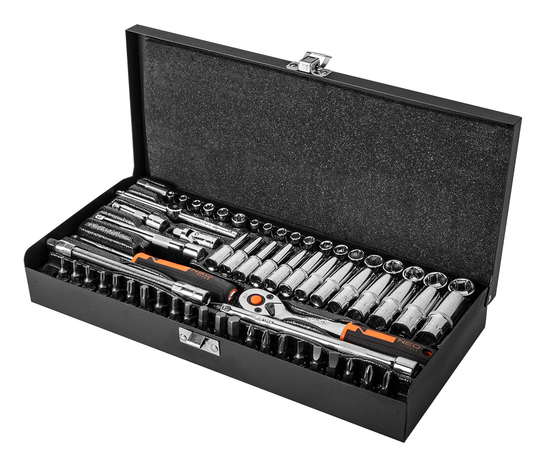 NEO Tools Gola sada 1/4" 63ks  NEO Tools Gola sada 1/4" 63ks