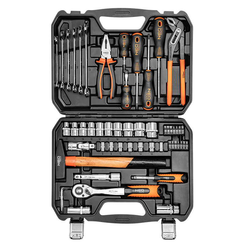 NEO Tools Gola sada 1/4", 3/8", 1/2", 56ks  NEO Tools Gola sada 1/4", 3/8", 1/2", 56ks