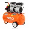 6139 neo tools bezolejovy kompresor 24 l