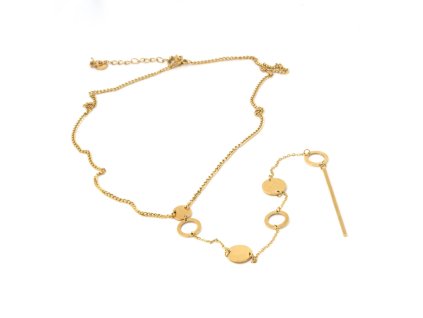 Dlhý náhrdelník z chirurgickej ocele