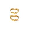 Náušnice z chirurgickej ocele srdiečka