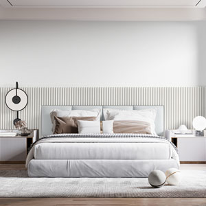 LINEA SLIM 3 - bílá / bílá