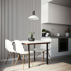 LINEA SLIM 3 - bílá / černá