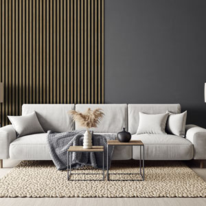 LINEA SLIM 3 - dub / černá