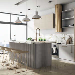 LINEA SLIM 3 - japandi / černá