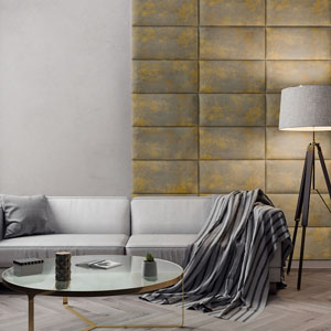 PRINT GOLD CONCRETE P11 - obdélník 60 x 30 cm