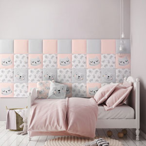 PRINT KOT SET4 - čtverec 30 x 30 cm