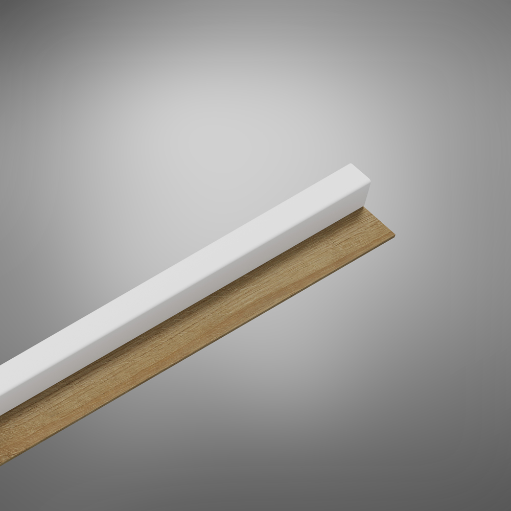 LINEA SLIM 1 - bílá / dub