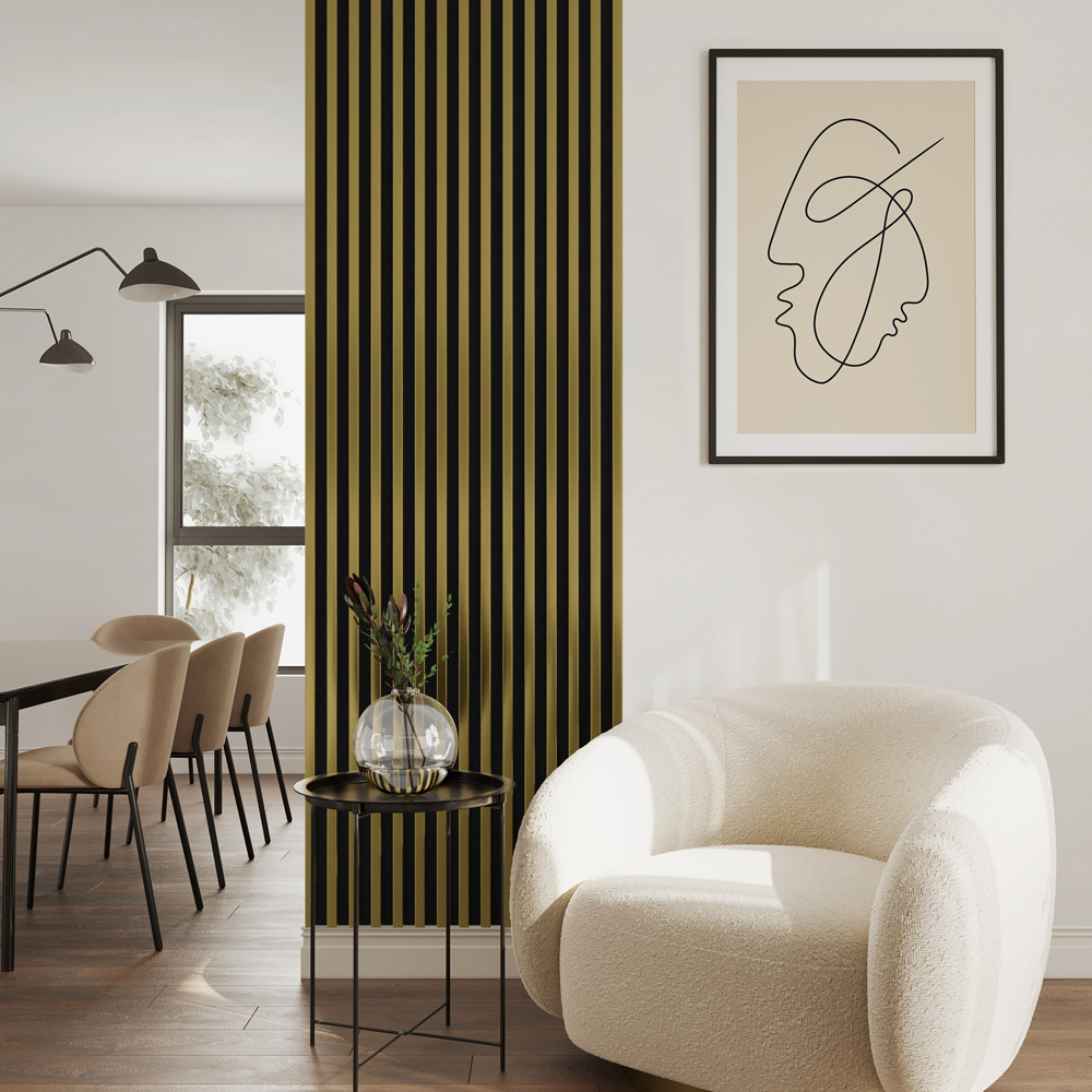 LINEA SLIM 1 - zlatá / černá
