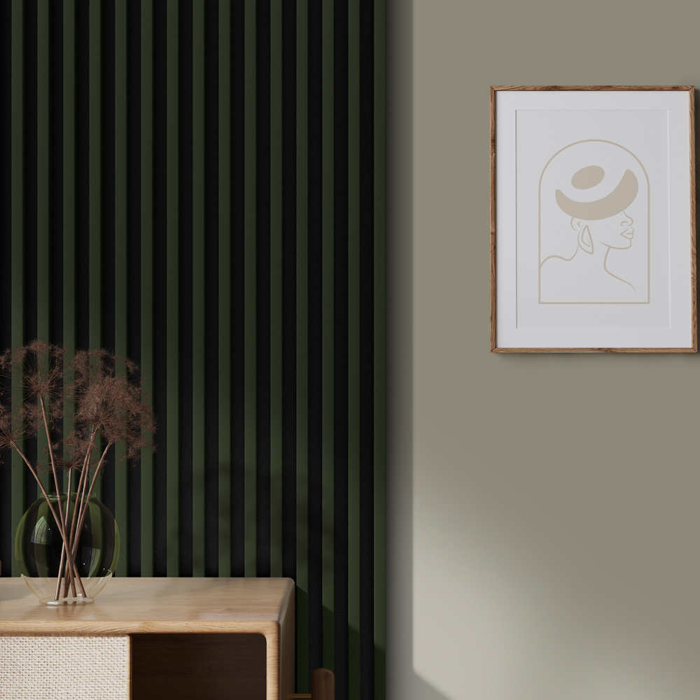 LINEA SLIM 3 - botanic / černá