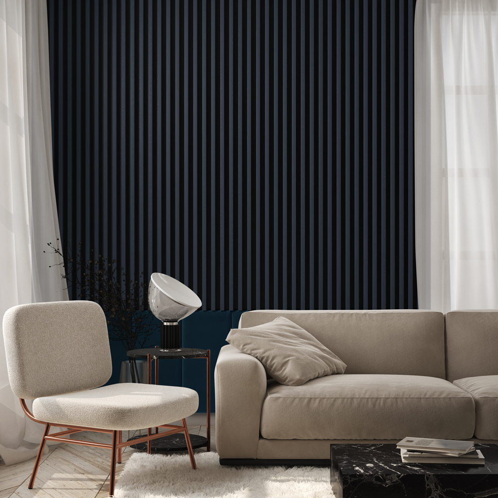 LINEA SLIM 3 - woodblue / černá