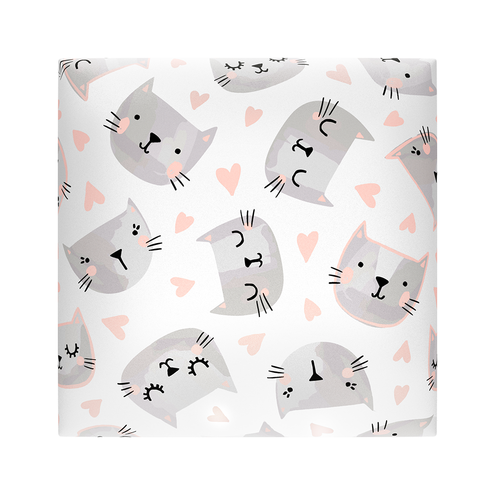 PRINT KOT SET4 - čtverec 30 x 30 cm