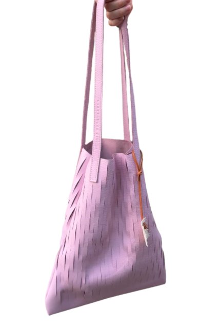 Kabelka Síťovka Lila