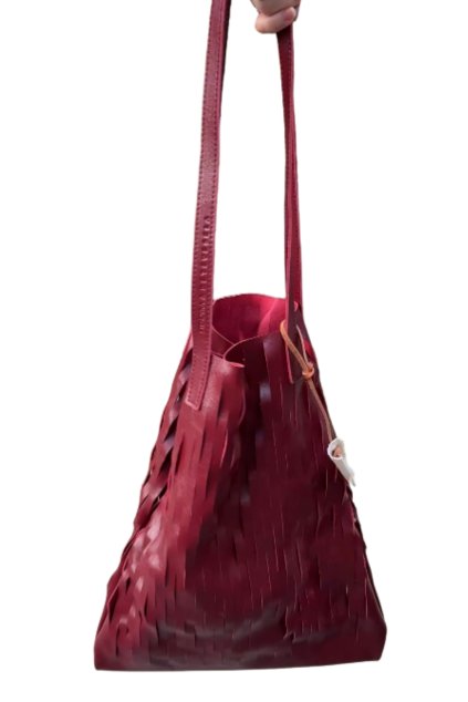 Kabelka Síťovka Burgundy