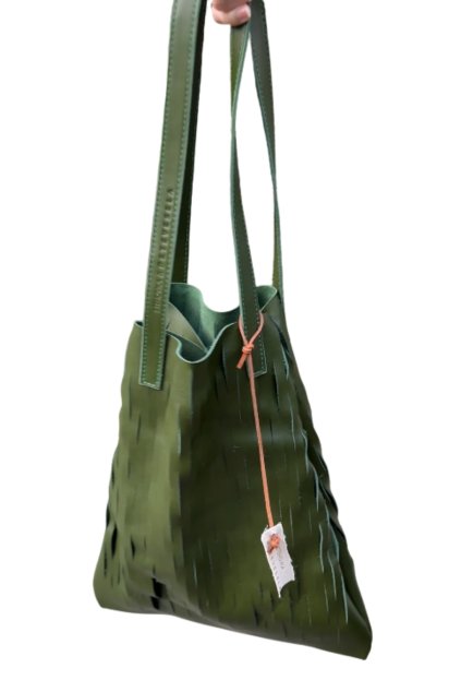 Kabelka Síťovka zelená