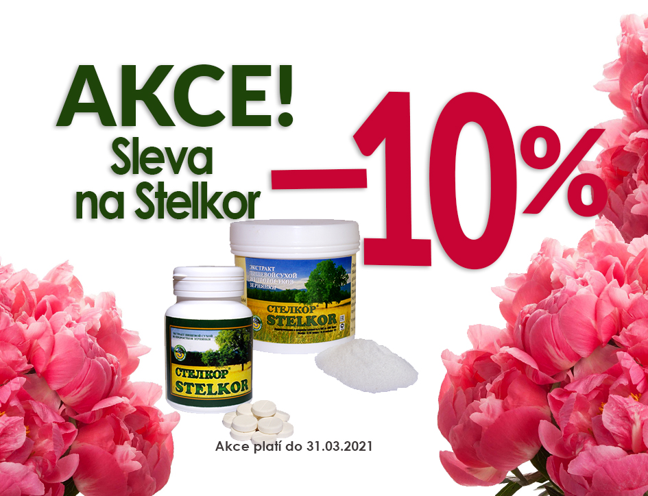 Využijte slevu 10% na Stelkor do konce března